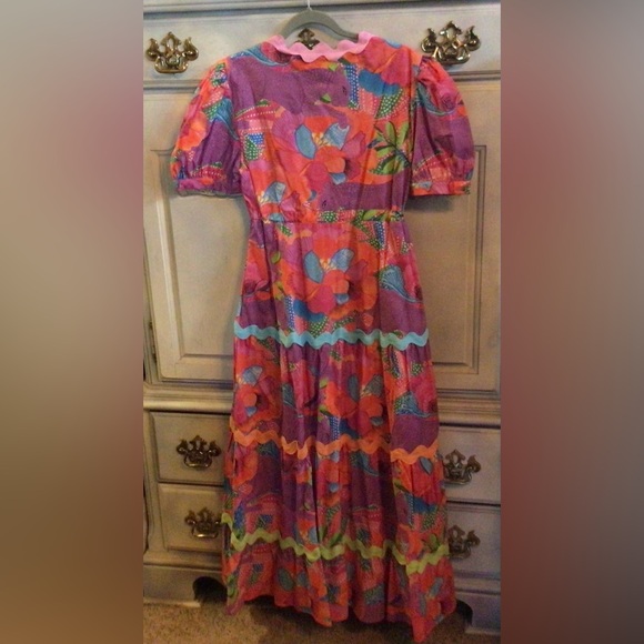 MARIE by VICTORIA DUNN/.Rachelle Puff Sleeve Maxi Dress New - Picture 4 of 8